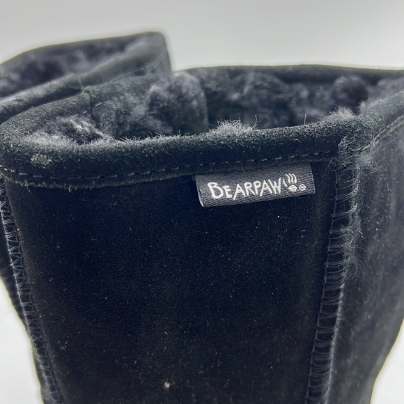 Bearpaw black Sherpa lined winter boots size 10 womens - Picture 6 of 6